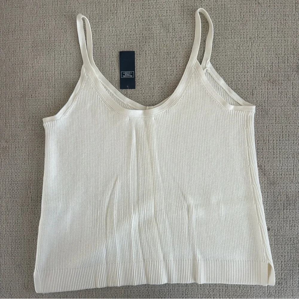Abercrombie Cream Knit Tank - Picture 4 of 4